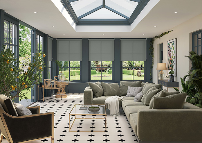 Vernazza (FR), Slate Grey - Roller Blind - Image 8